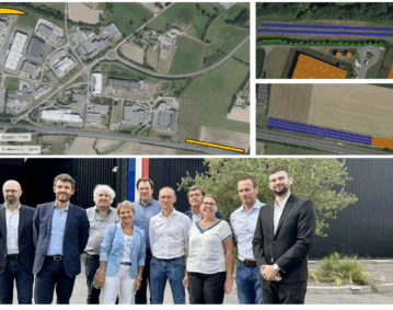 Projets de centrales au sol pour une opération d'ACC entre les 6 entreprises de la zone d'activités et Vitré communauté